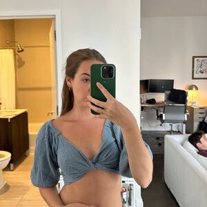 Urban Outfitters Twist Cropped Top